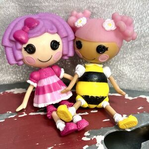 LALALOOPSY Mini's LOT of 2 ~ Pillow Featherbed & Blossom's a Busy Bee